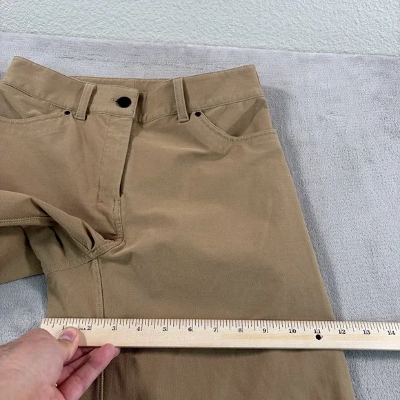 Lululemon City Sleek Utilitech Extra-Wide-Leg Pants Filbert Tan Women 26 $128 - Picture 10 of 11